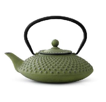 Teapot 1,25L cast iron green - Theiere en fonte